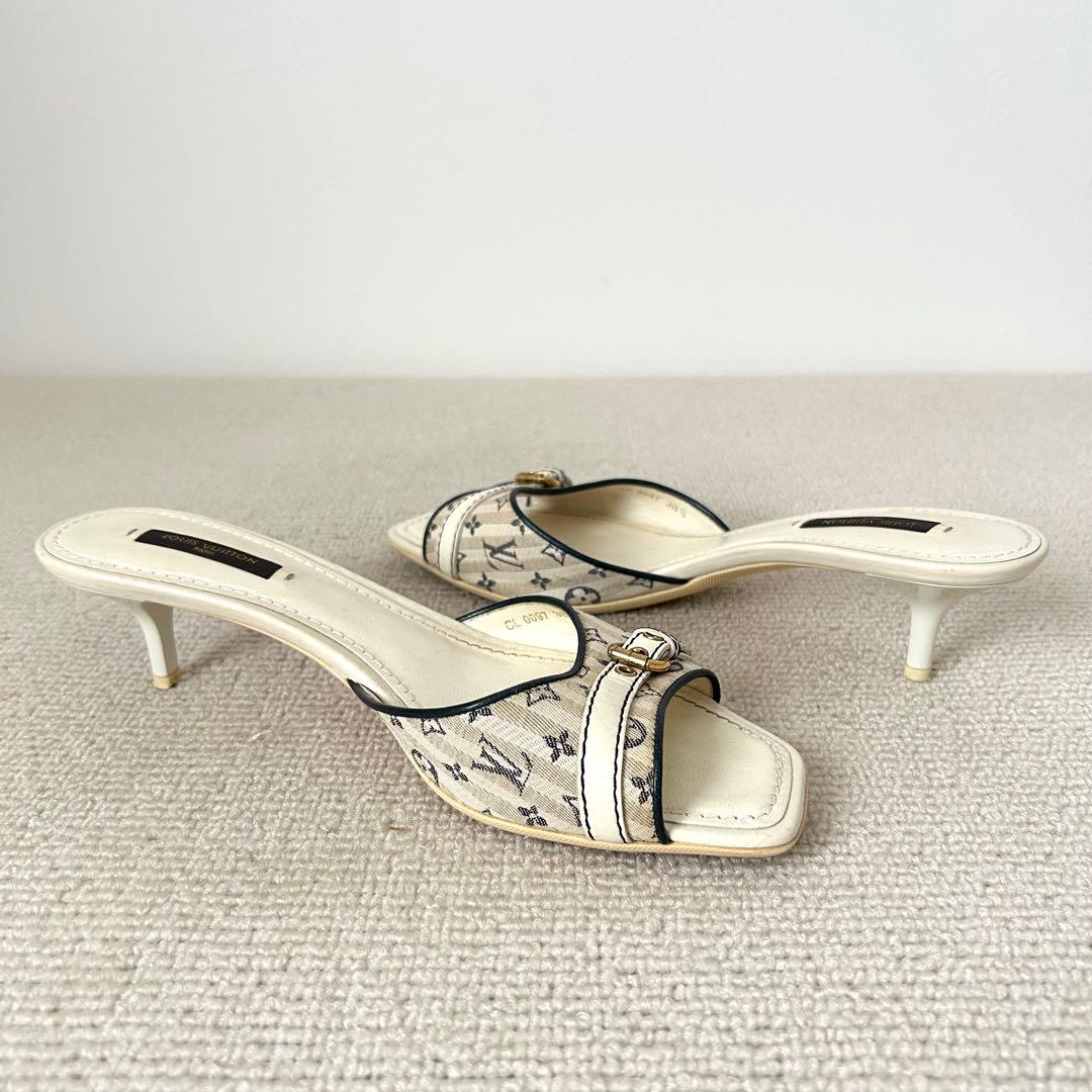 ルイヴィトン ミュール サンダル モノグラム 23.5cm 36.5