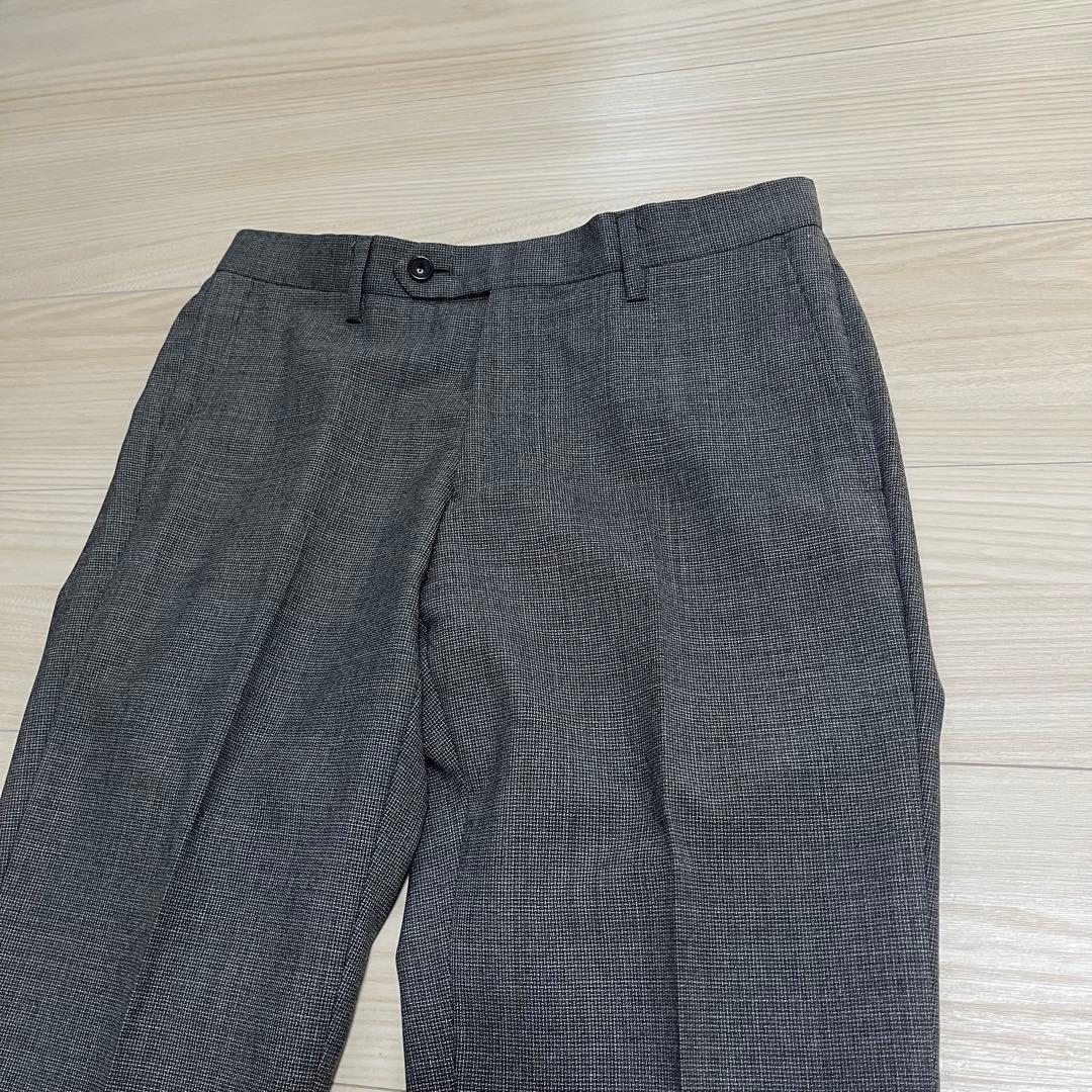 【未使用級】グリーンレーベルリラクシング カノニコ スリーピース グレー 44