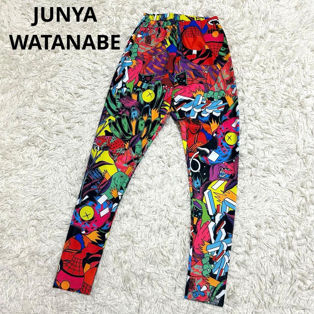 美品✨ジュンヤワタナベコムデギャルソン グラフィックプリント レギンス