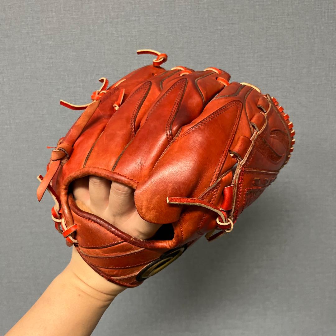 1146 アシックス キップレザー 型抜群 即戦力 硬式 投手用グローブ