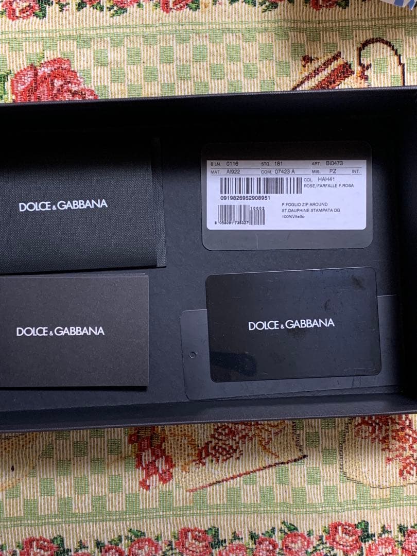 Dolce & Gabbana 花柄 長財布