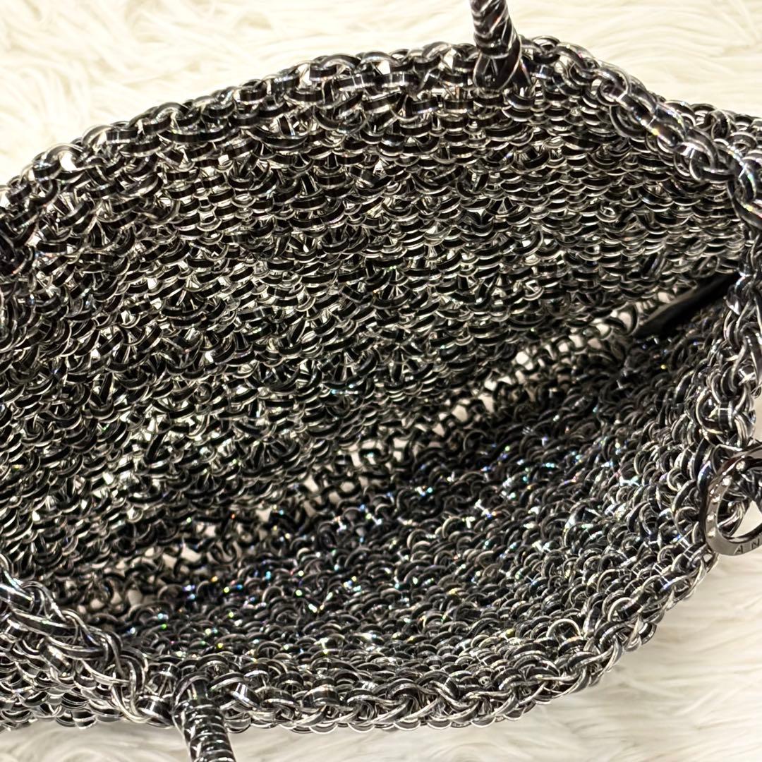 ANTEPRIMA アンテプリマ　ワイヤーバッグ　2WAY シルバーグレー