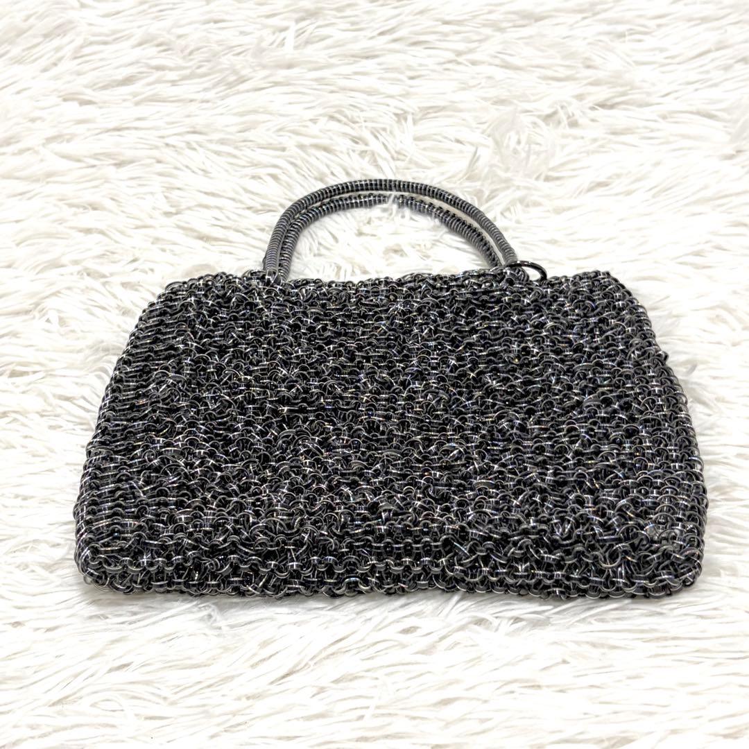 ANTEPRIMA アンテプリマ　ワイヤーバッグ　2WAY シルバーグレー