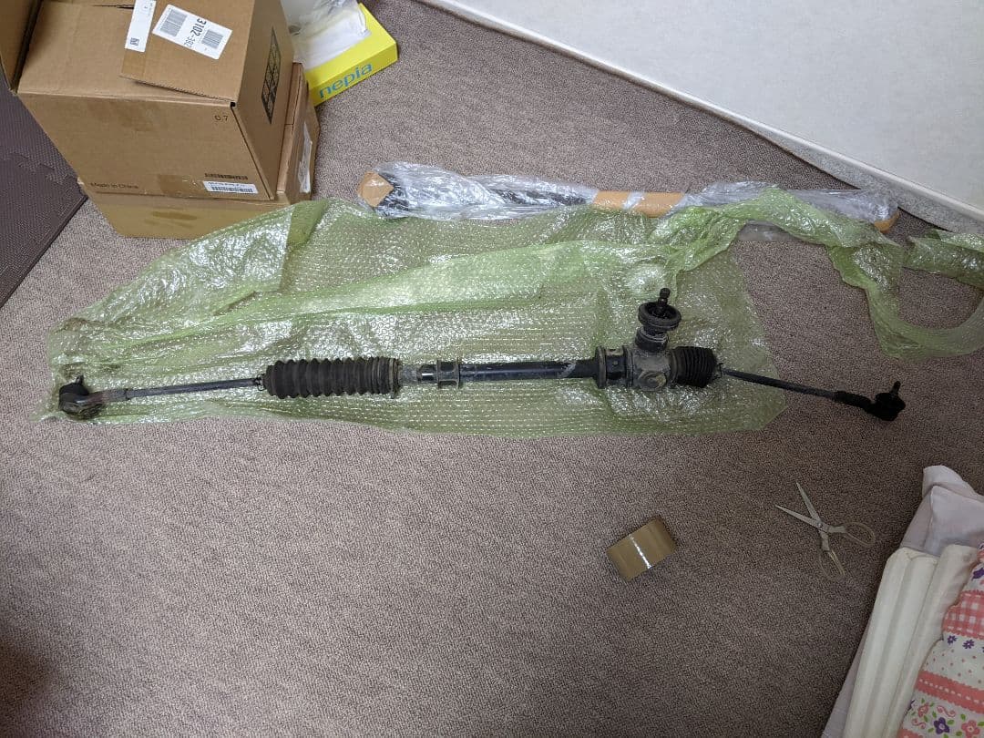 CRX バラード ホンダ ワンダー シビック ステアリングラック 重ステ