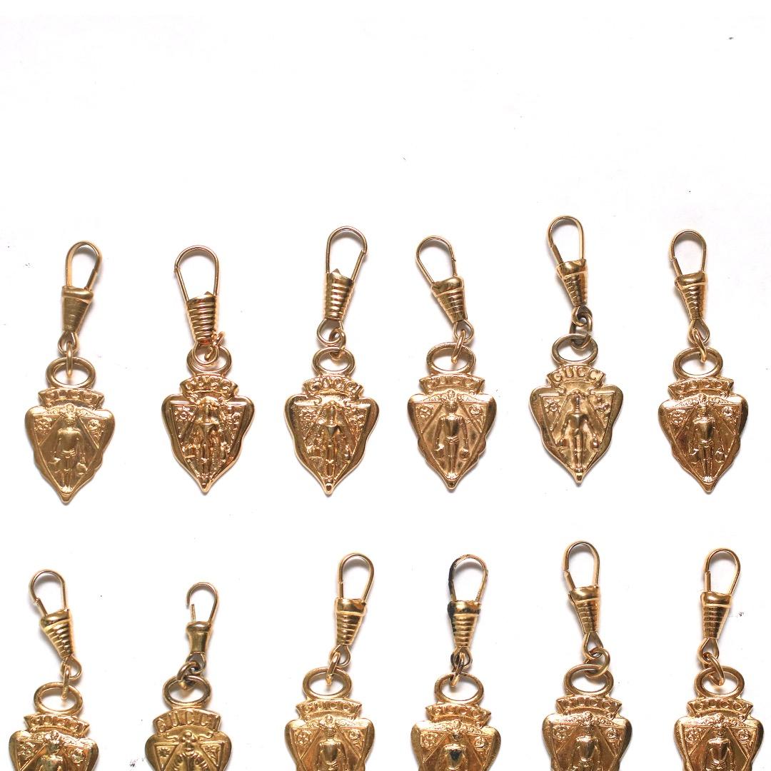◉オールドグッチ◉プルタグ / ゴールド / 18点セット
