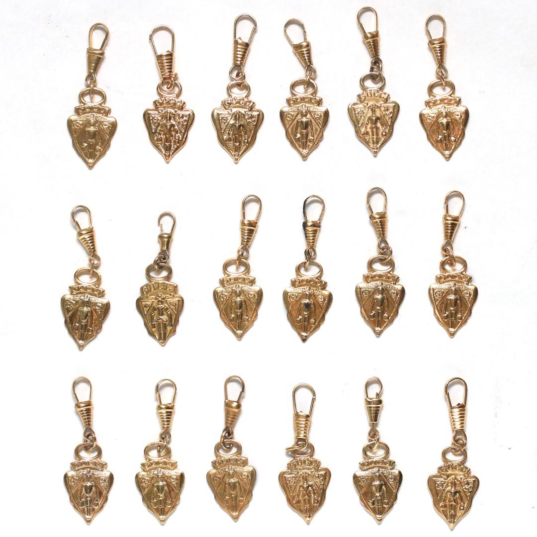 ◉オールドグッチ◉プルタグ / ゴールド / 18点セット