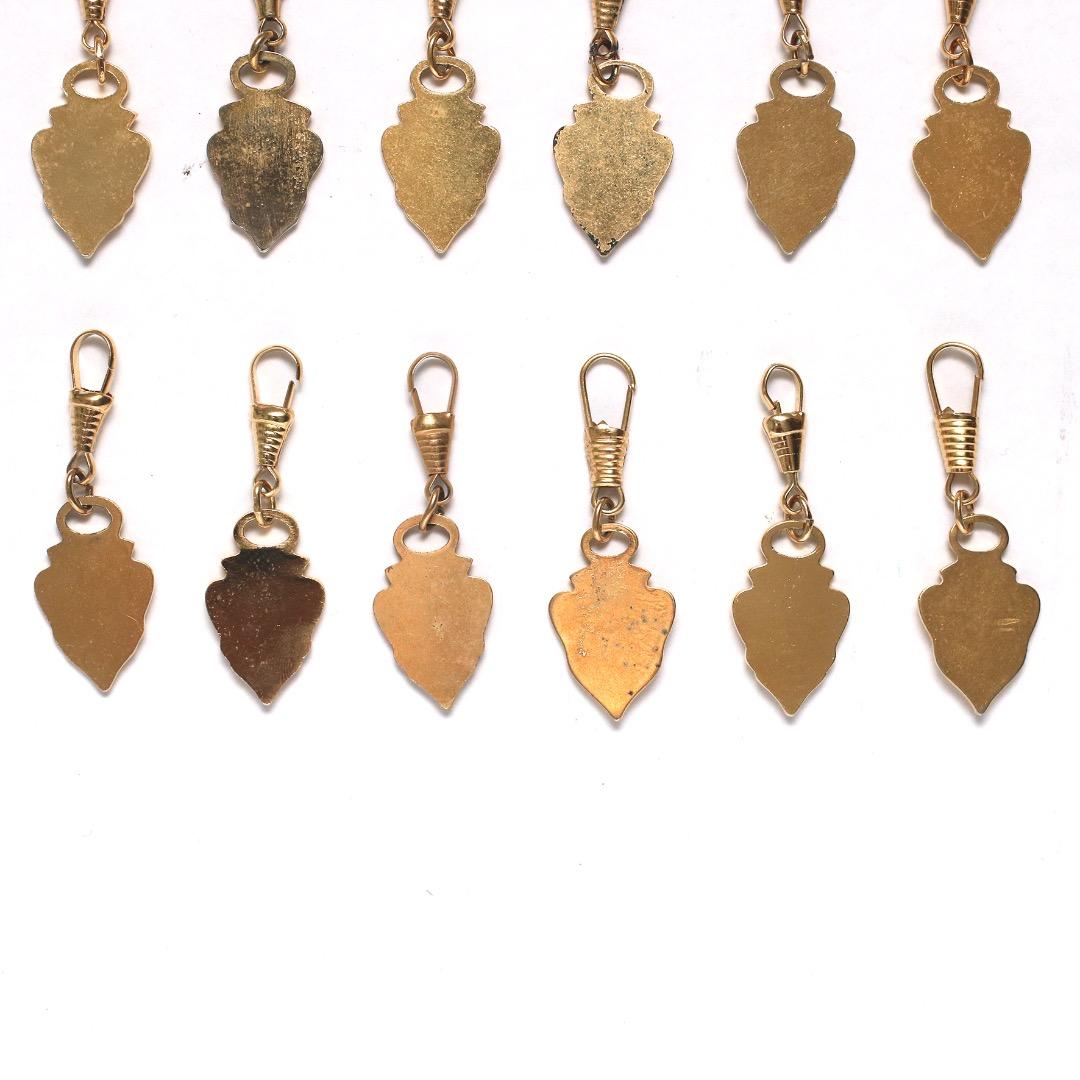 ◉オールドグッチ◉プルタグ / ゴールド / 18点セット