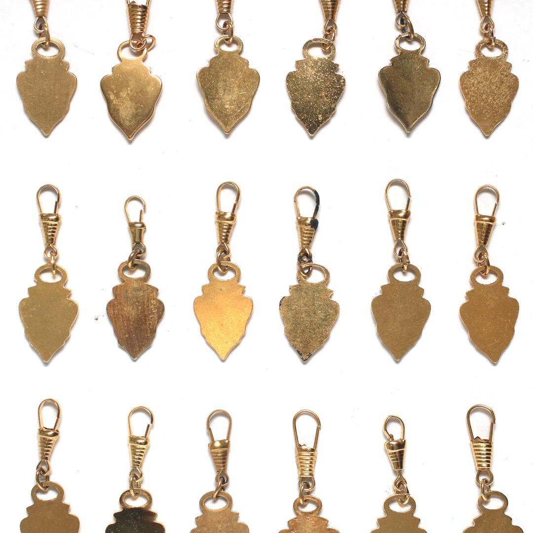 ◉オールドグッチ◉プルタグ / ゴールド / 18点セット