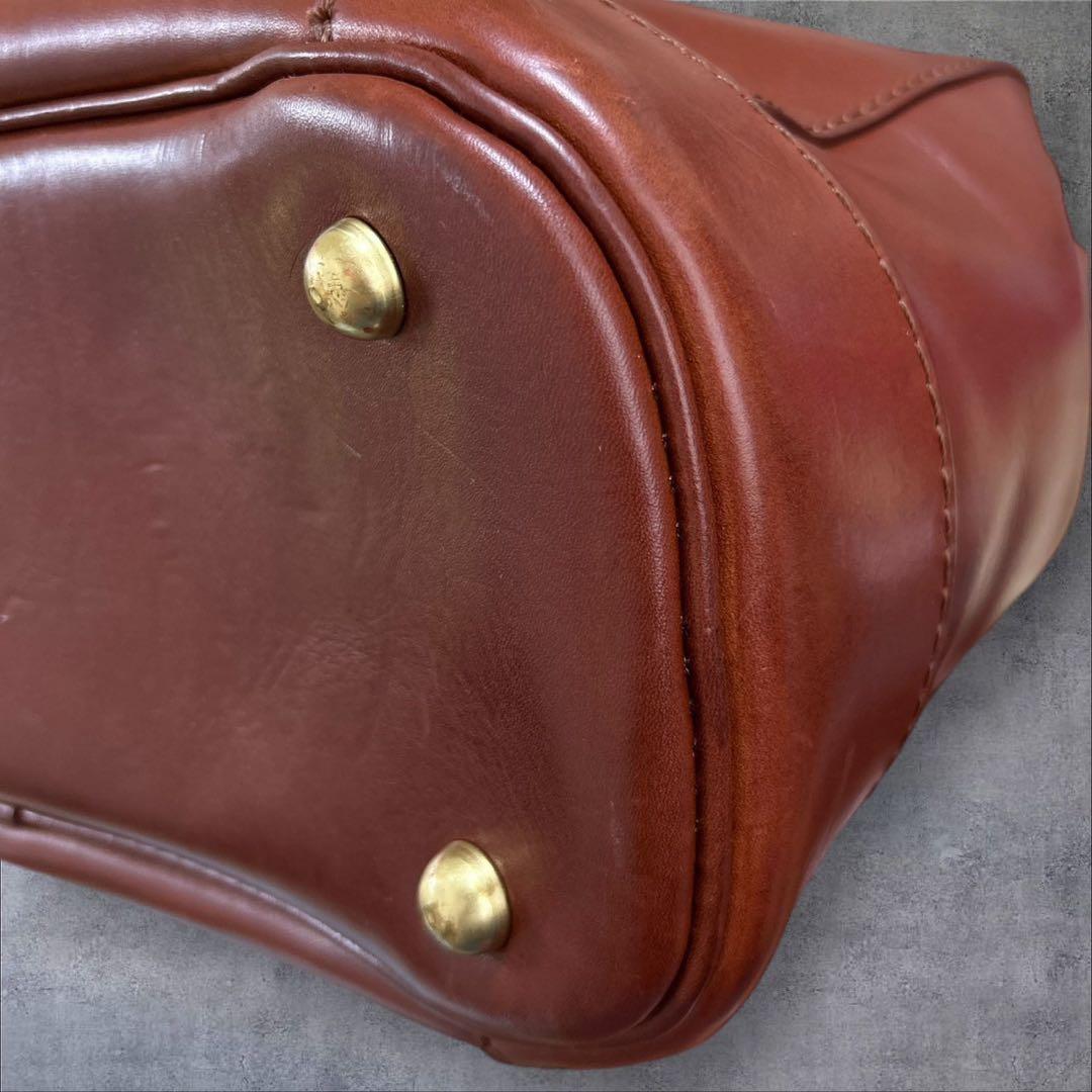 C332/HERZ ヘルツ バッグ ブラウン レザー 2way ビジネス