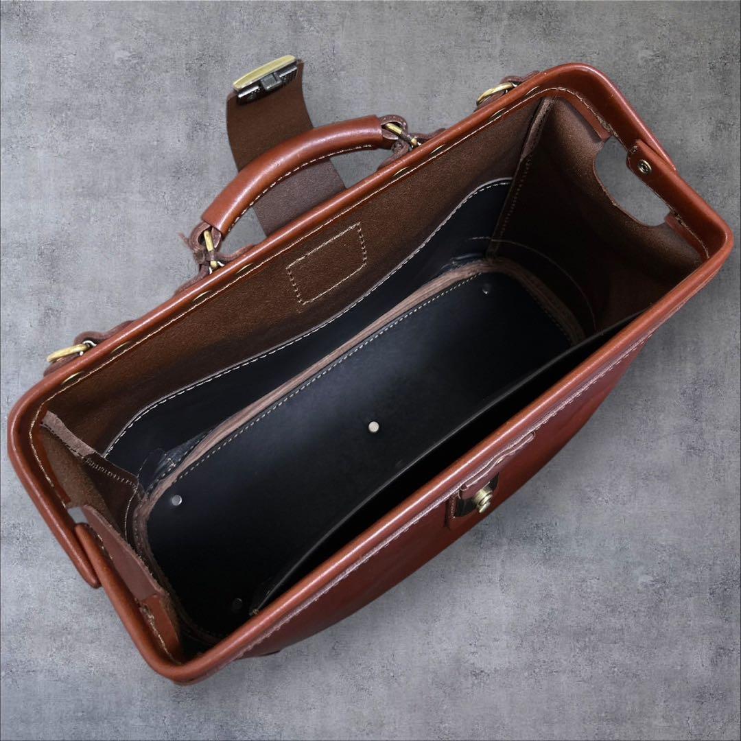 C332/HERZ ヘルツ バッグ ブラウン レザー 2way ビジネス