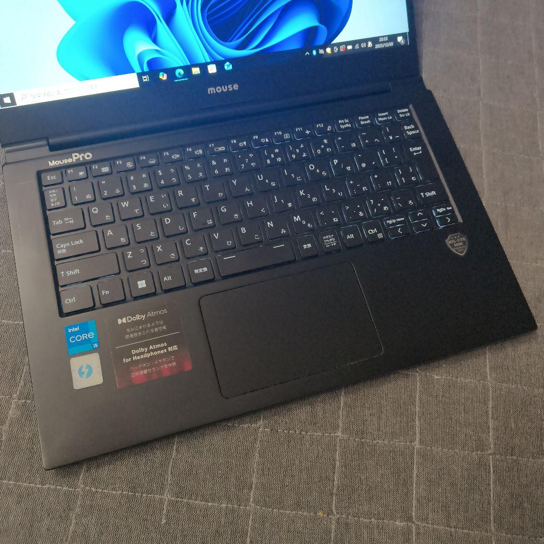 美品 Mouse 驚速 12世代i5 1235U 24GB 512GB MPro