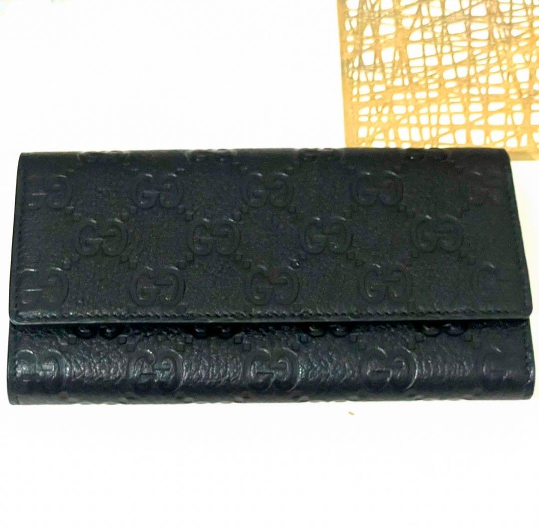 GUCCI GGエンブレム コンチネンタルウォレット