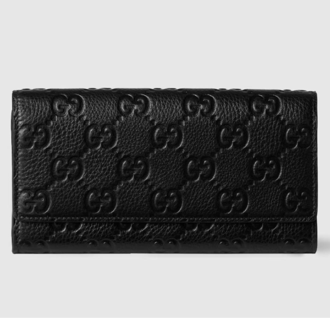 GUCCI GGエンブレム コンチネンタルウォレット