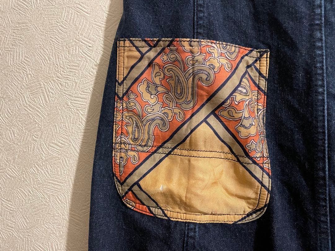 COMME des GARCONS スカーフ ポケット サルエル デニム