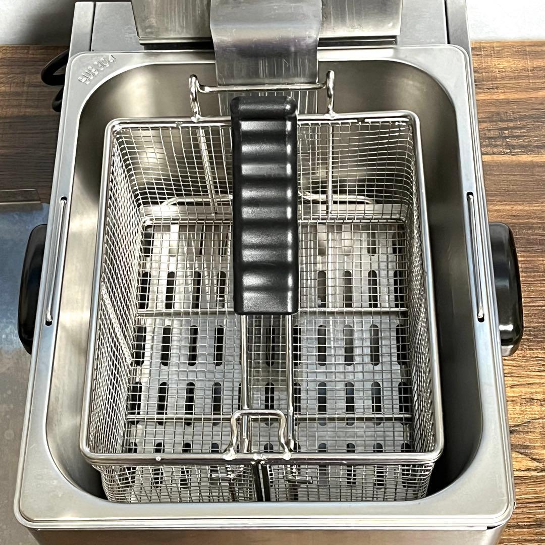 業務用 大容量 電気フライヤー 6L油槽 XD-CM6LF TAKASYOU