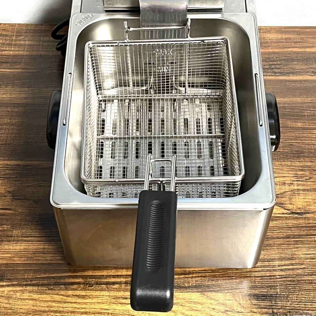 業務用 大容量 電気フライヤー 6L油槽 XD-CM6LF TAKASYOU