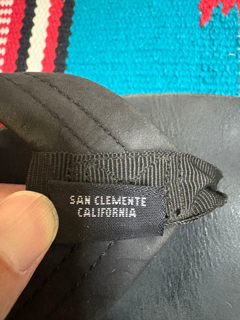 レインボーサンダル　カリフォルニア製　角張ったロゴ刻印　サンクレメンテ工場