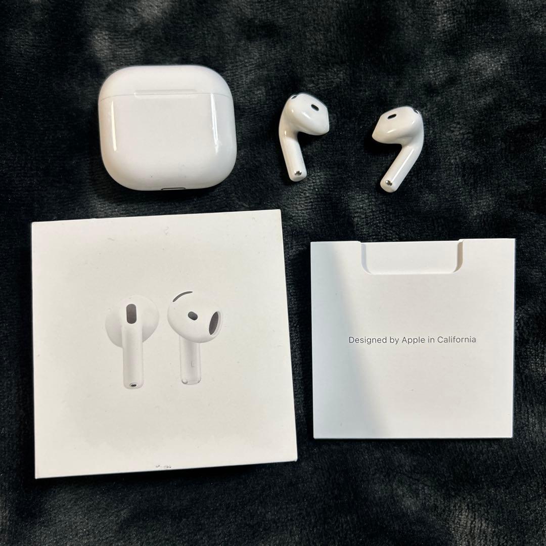 AirPods本体 ホワイト 充電ケース付き　美品