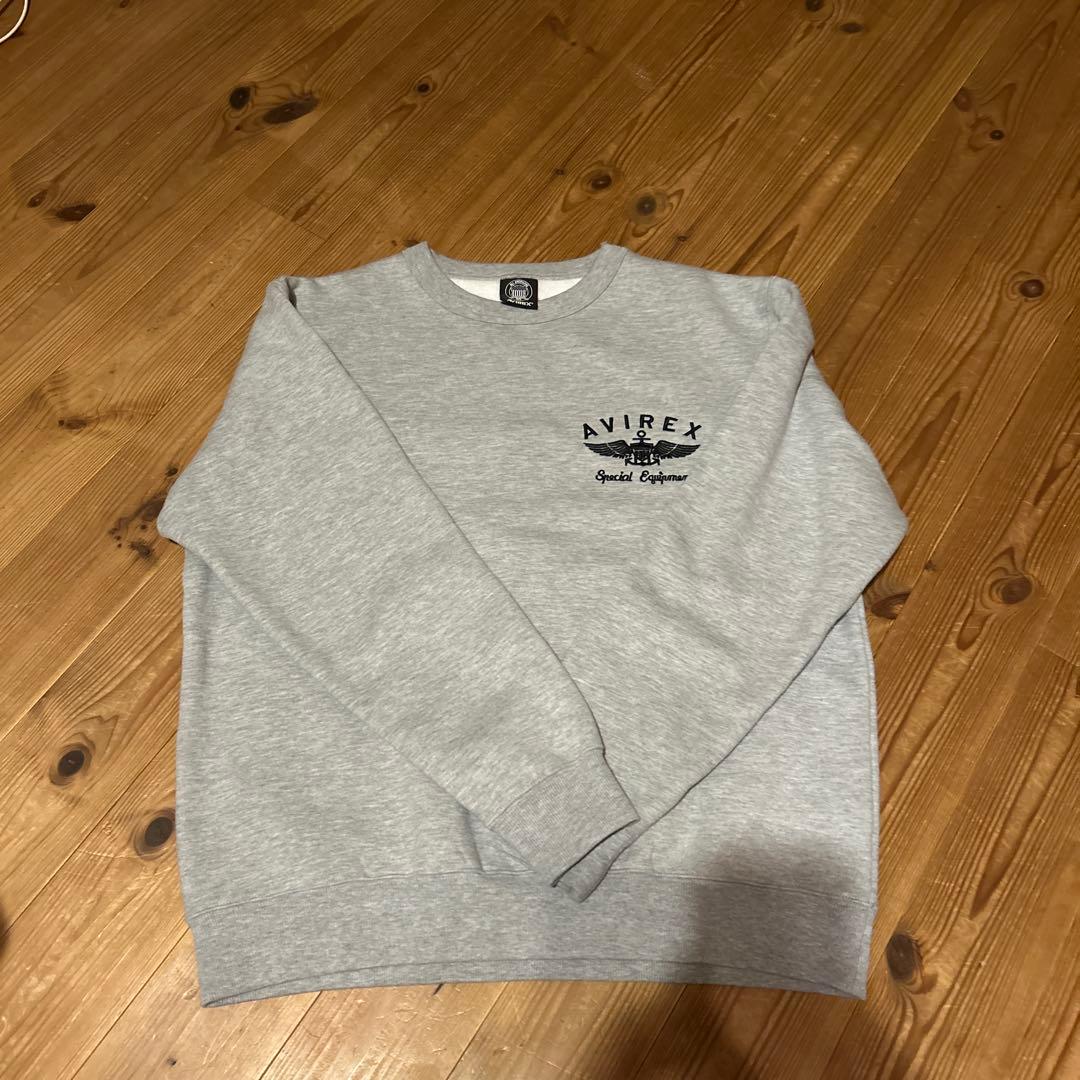 AVIREX スウェット　グレー