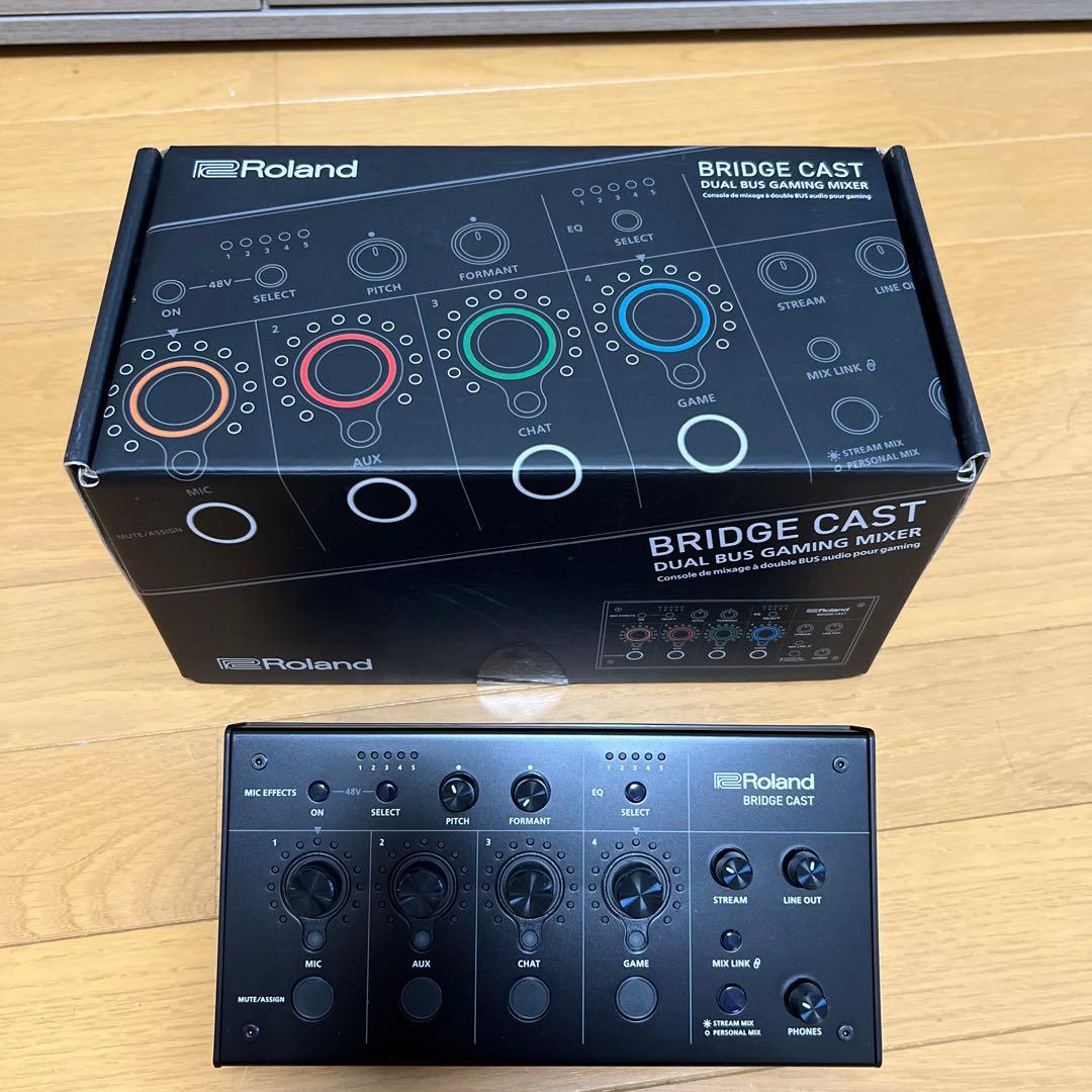 【美品】Roland BRIDGE CAST デュアルバスゲーミングミキサー