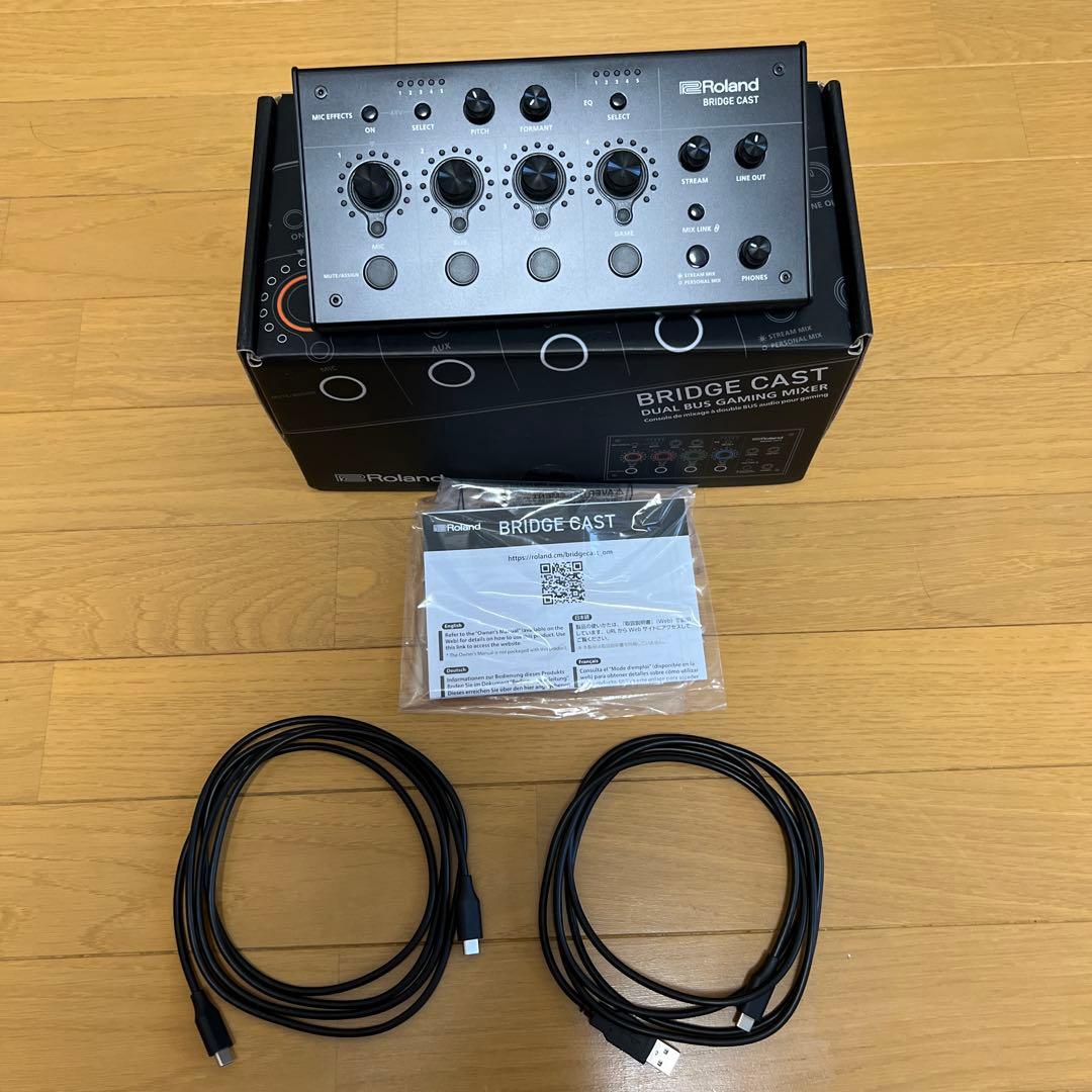 【美品】Roland BRIDGE CAST デュアルバスゲーミングミキサー