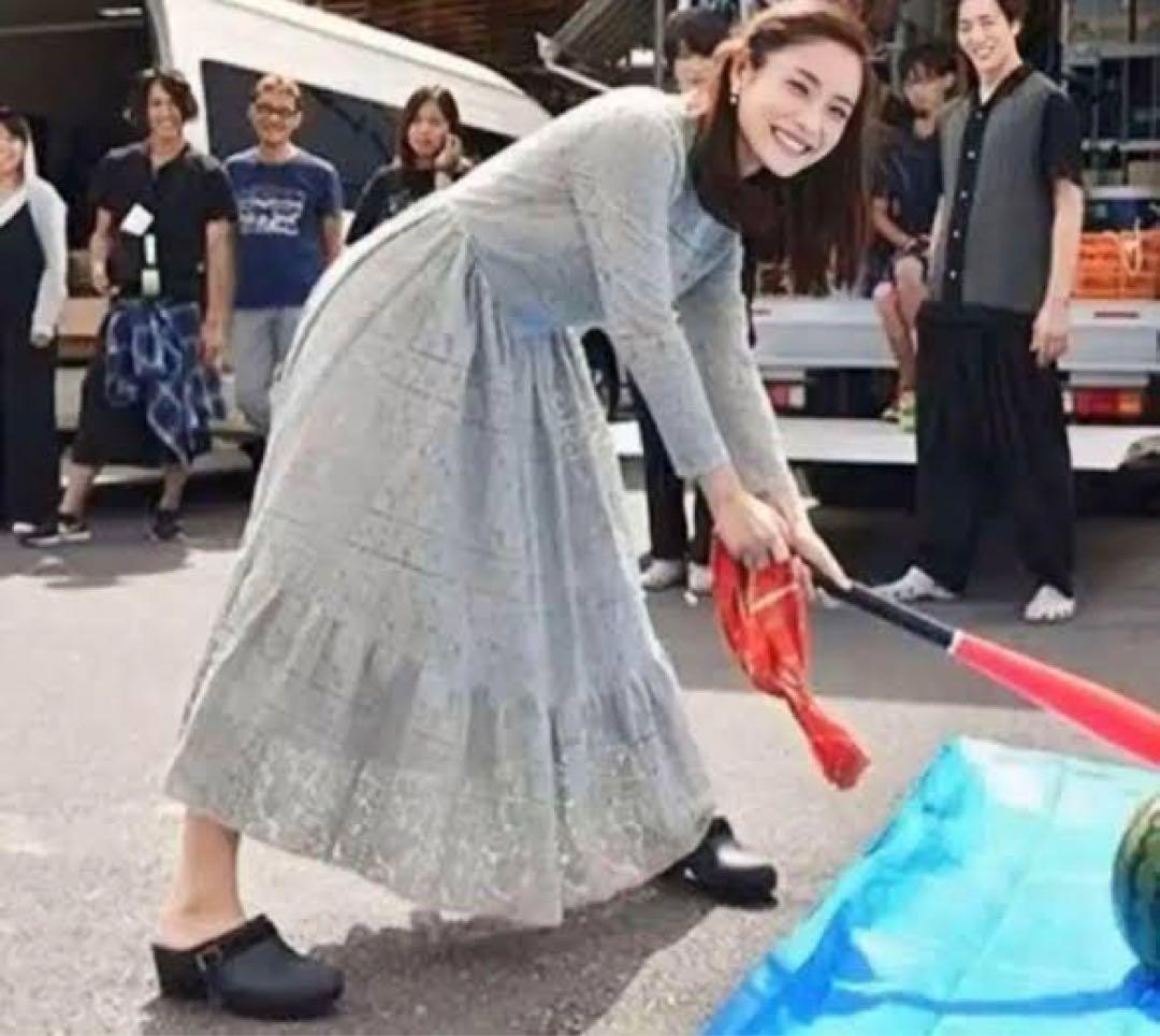 激レア❣️CELFORD セルフォード　総レースロングワンピース