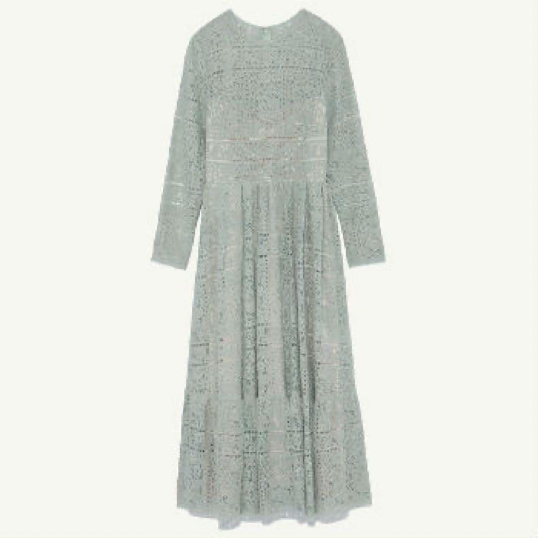 激レア❣️CELFORD セルフォード　総レースロングワンピース