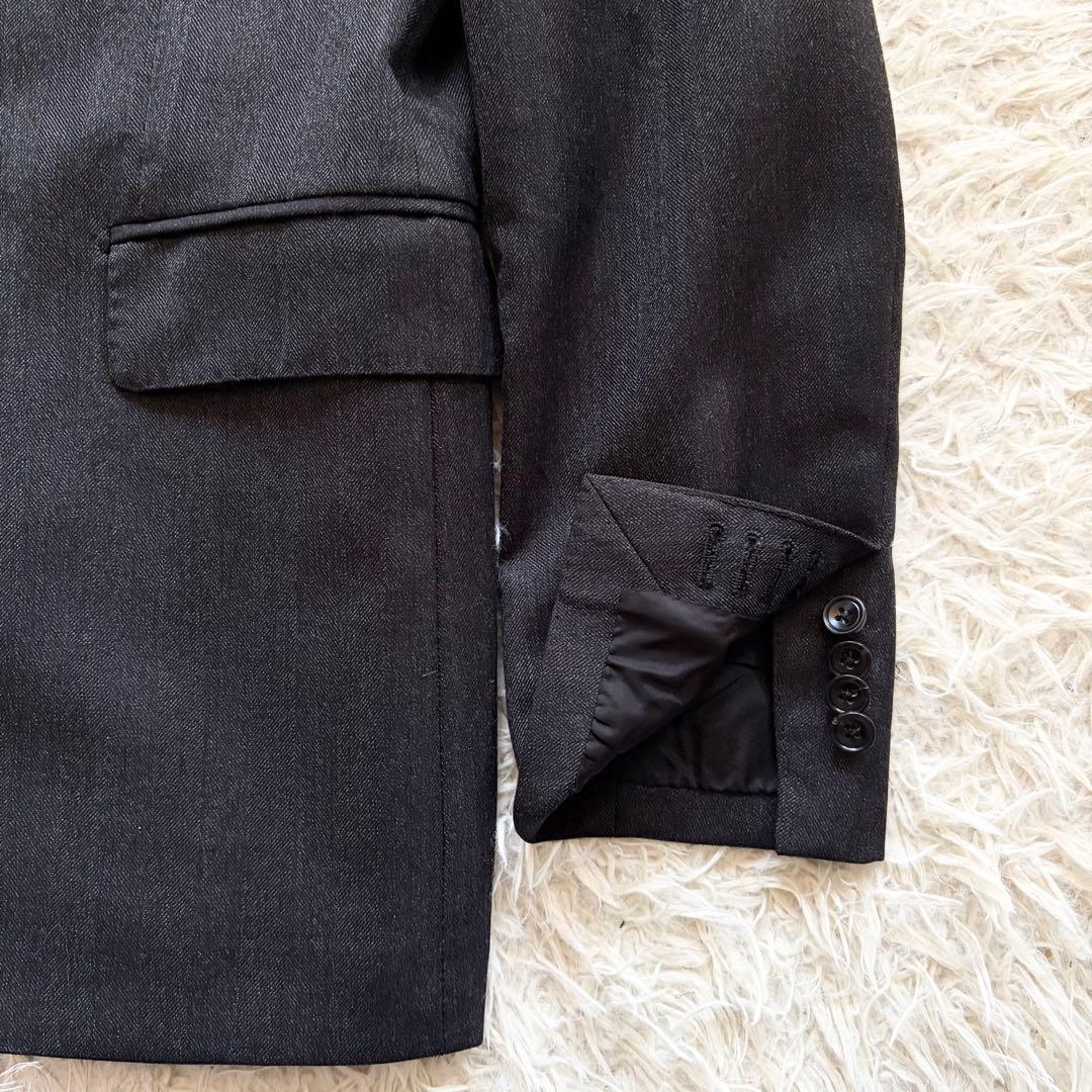 <24年モデル 極美品>TAGLIATORE ダークグレー ウール スーツ 50