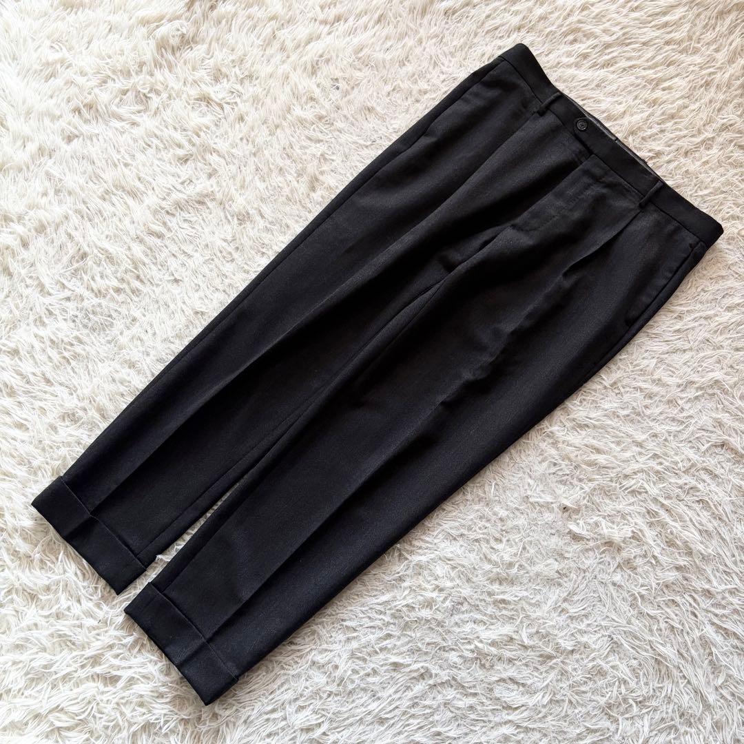 <24年モデル 極美品>TAGLIATORE ダークグレー ウール スーツ 50