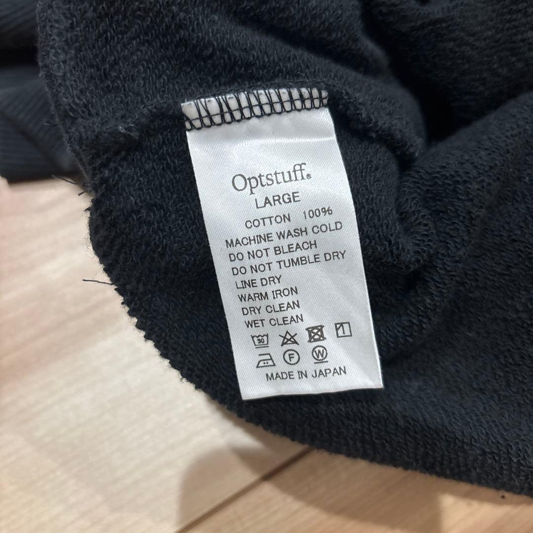 Optstuff サークル刺繍ロゴ スウェット Lサイズ