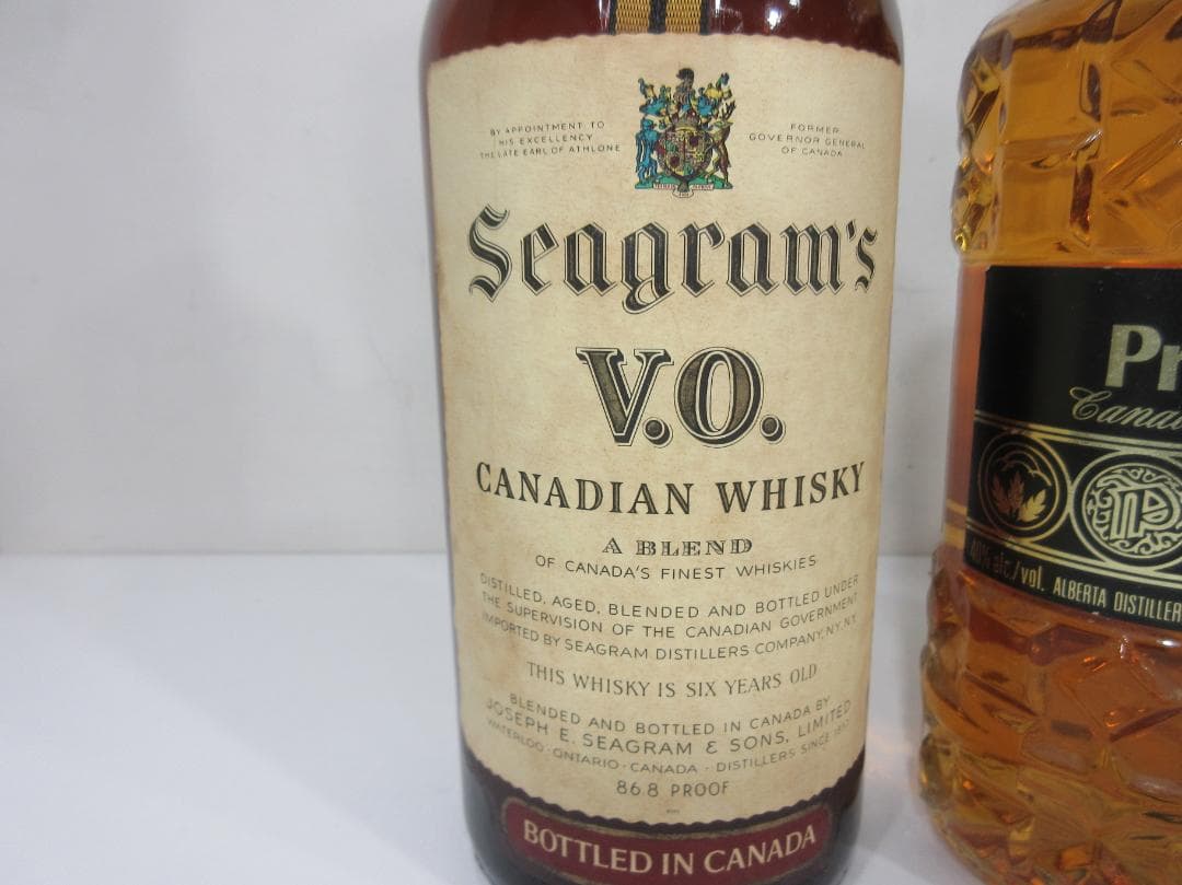 古酒 Seagram's V.O. 6年熟成ウイスキー 1973年製まとめて5本
