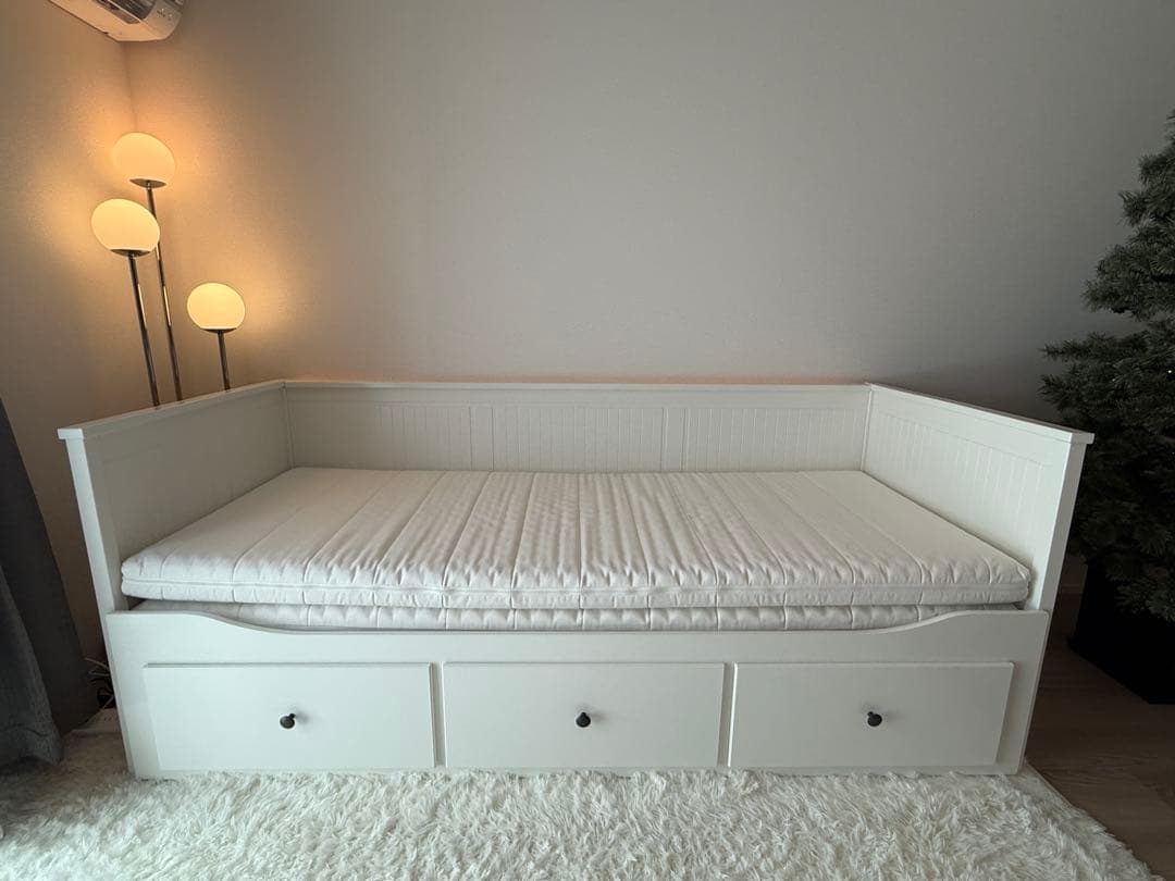 k*l様 HEMNES ヘムネス　デイベッド 引き出し3/マットレス2付き引き取