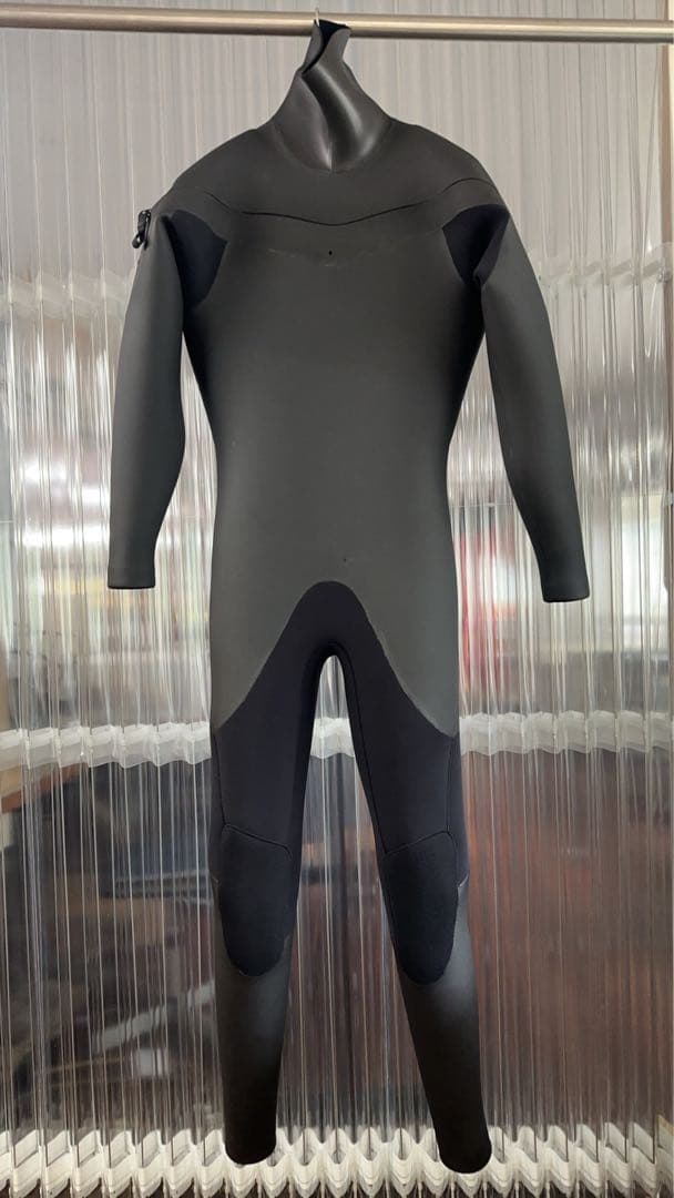 セミドライ　オールブラック　5/3mm ロングチェスト　レガシー　M,ML