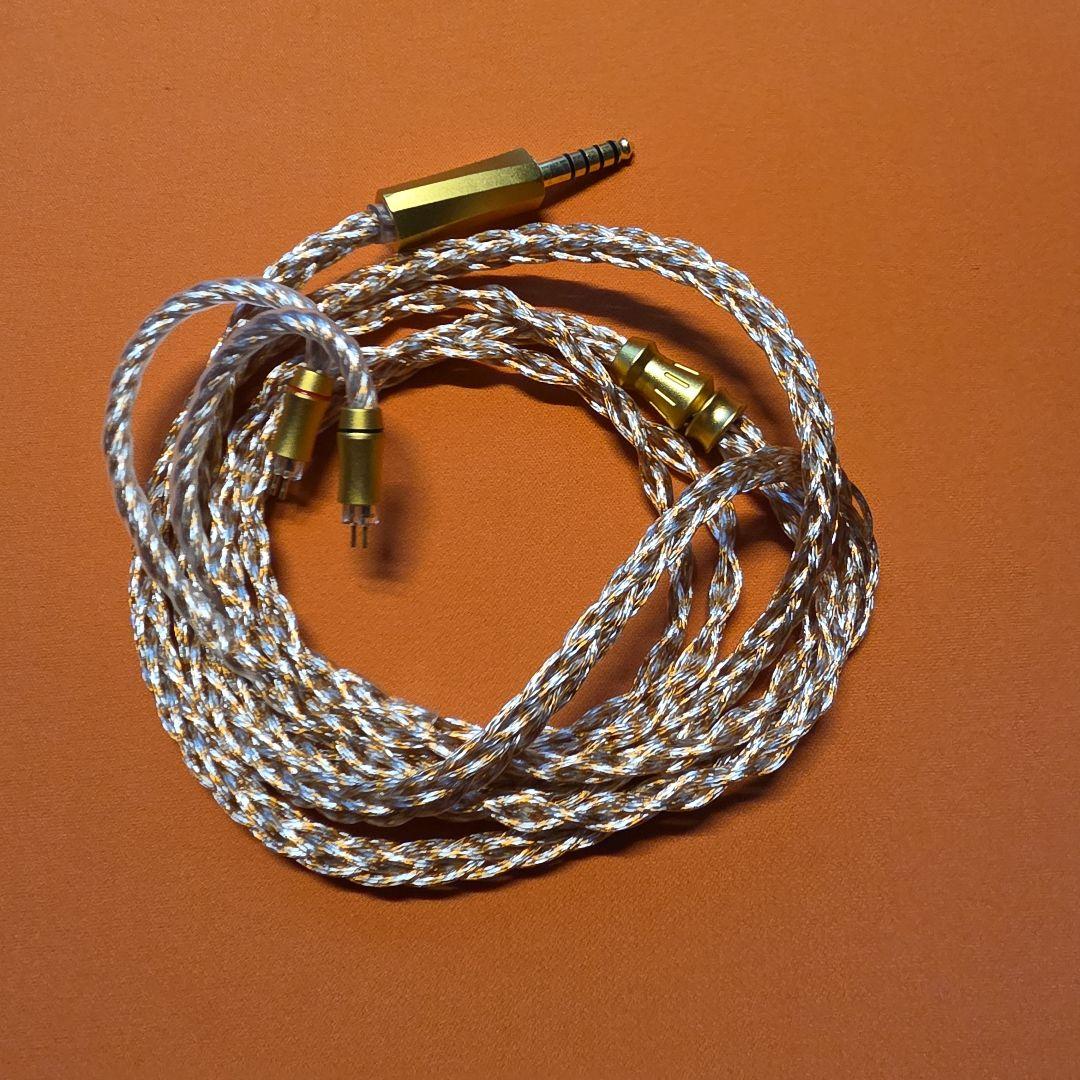 イヤホン NICE HCK . Goldcrown 4.4mm 2pin