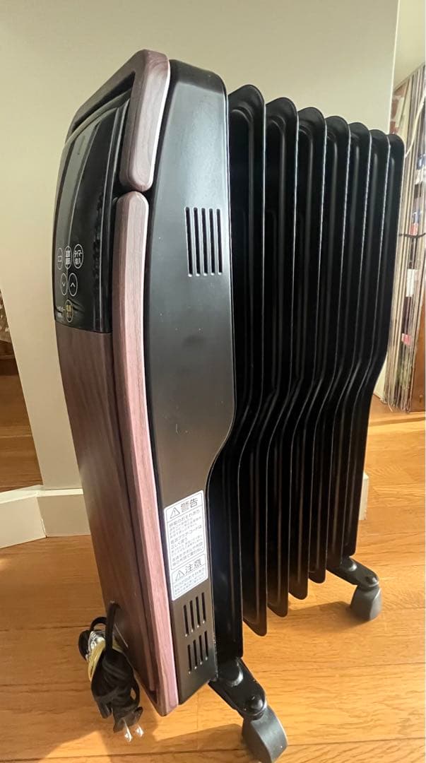 アイリスオーヤマ オイルヒーター ☆木目ダークブラウン ☆