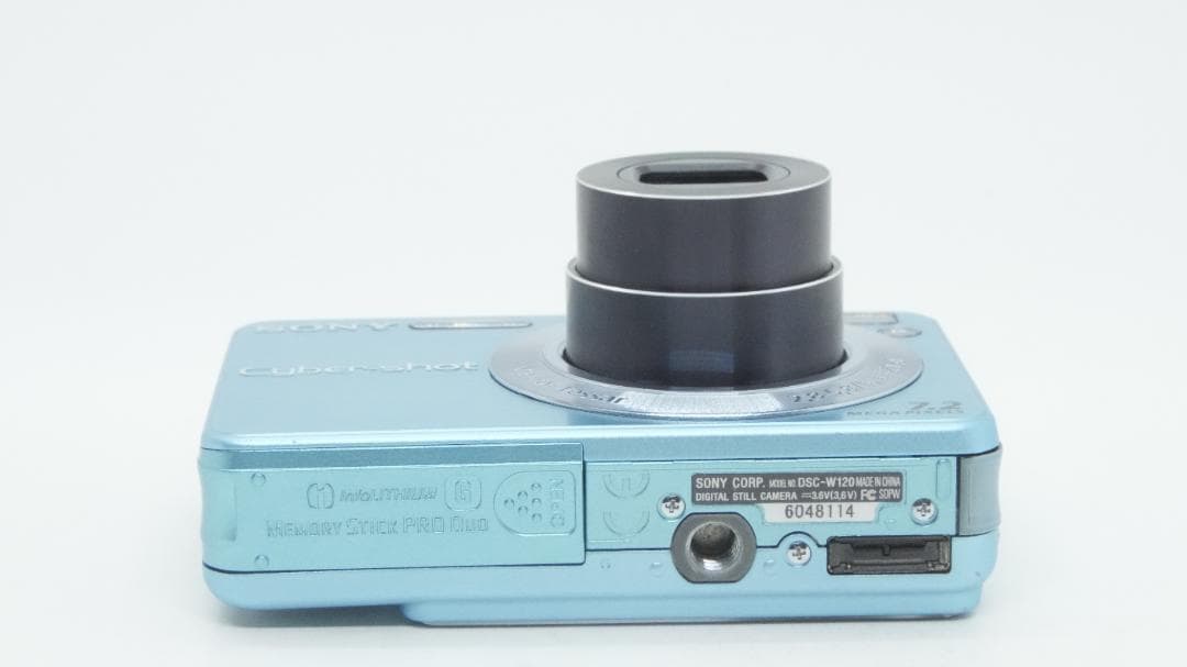 【A3216】 SONY Cyber-shot DSC-W120 ブルー ソニー