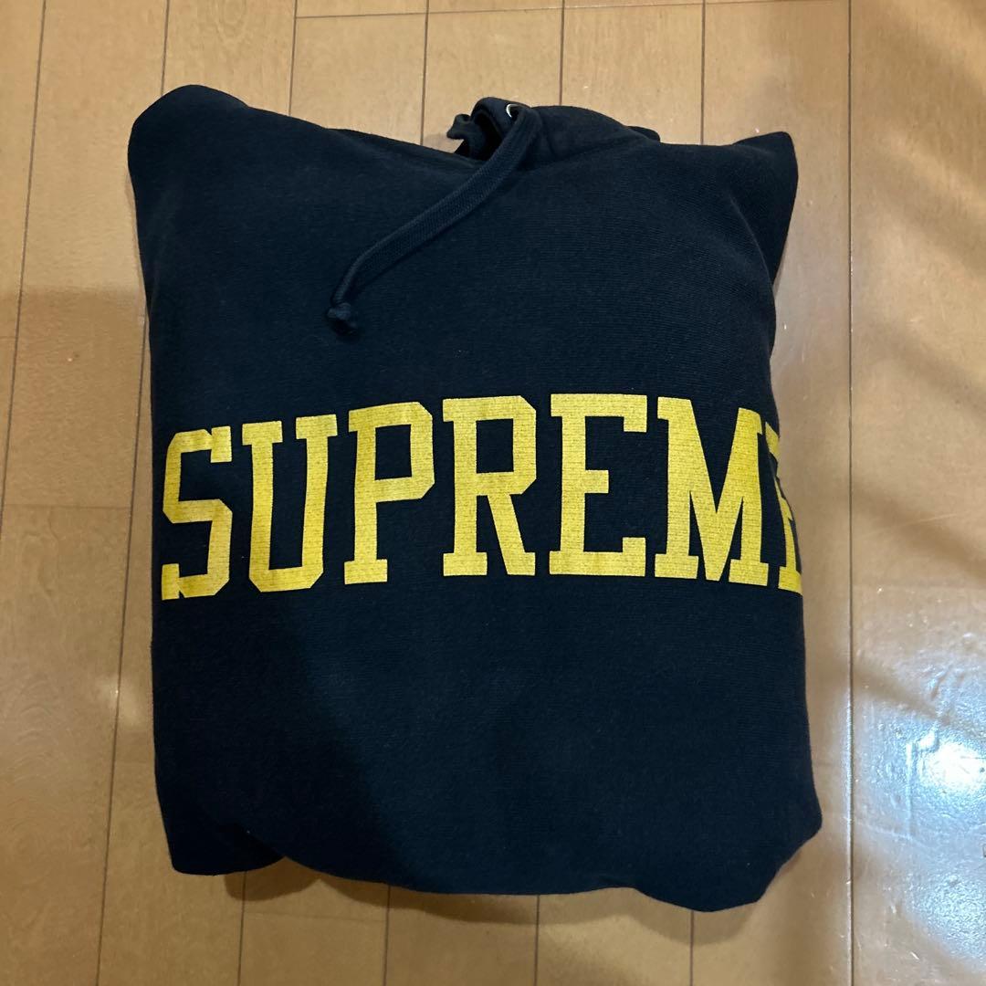 Supreme Varsity Hooded Sweatshirtブラック M