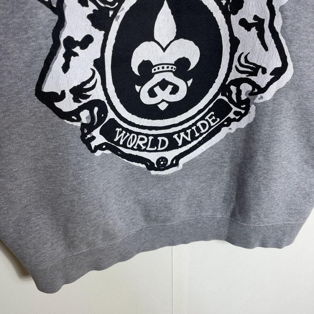 【超希少】ステューシー スウェット 90s バックでかプリント 人気Lサイズ