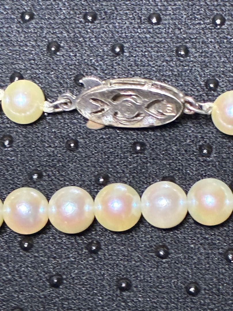 アコヤ真珠 ロングネックレス シルバー留め具