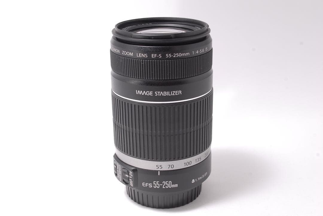 ★手ぶれ補正★ Canon EF-S 55-250mm IS 【前後キャップ付】