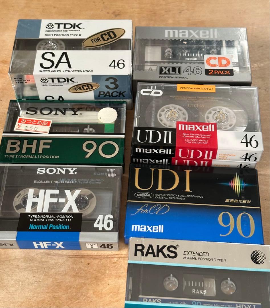 カセットテープ　未使用