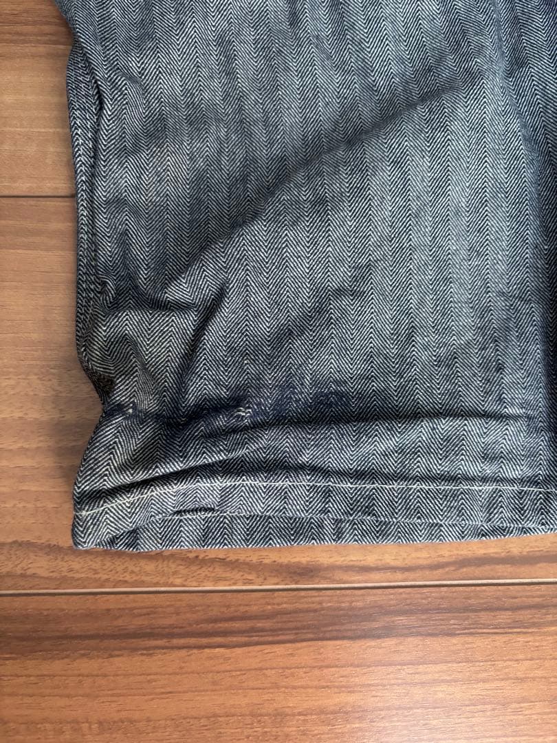 BLUCO/ヒッコリー/オーバーオール/Sサイズ