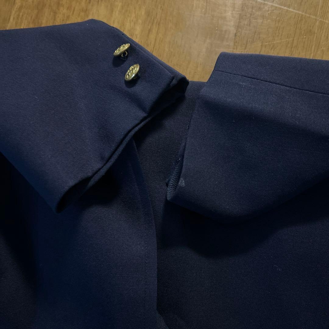 米国製ブルックスブラザーズ ゴールデンフリース 紺ブレ 金ボタン 3釦 段返り
