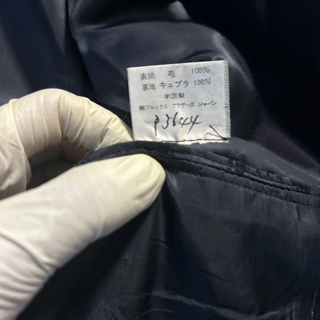 米国製ブルックスブラザーズ ゴールデンフリース 紺ブレ 金ボタン 3釦 段返り