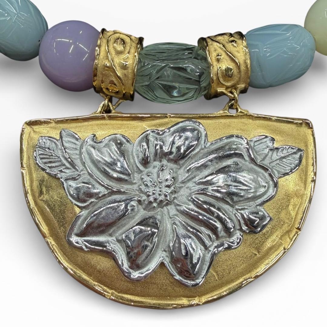 e*o様 GIVENCHY ジバンシー　カラートーンネックレス　ヴィンテージ　チ