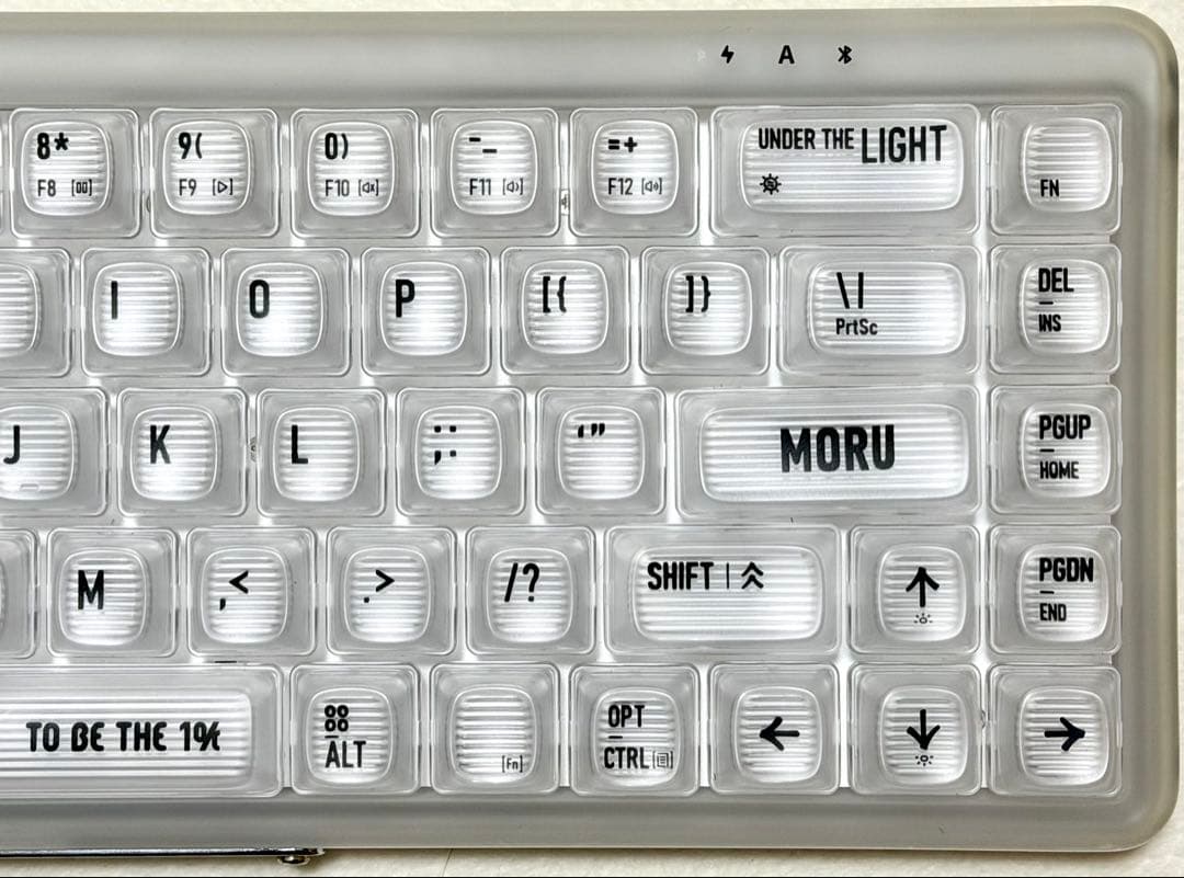 lofree 1% Moru 半透明メカニカルキーボード