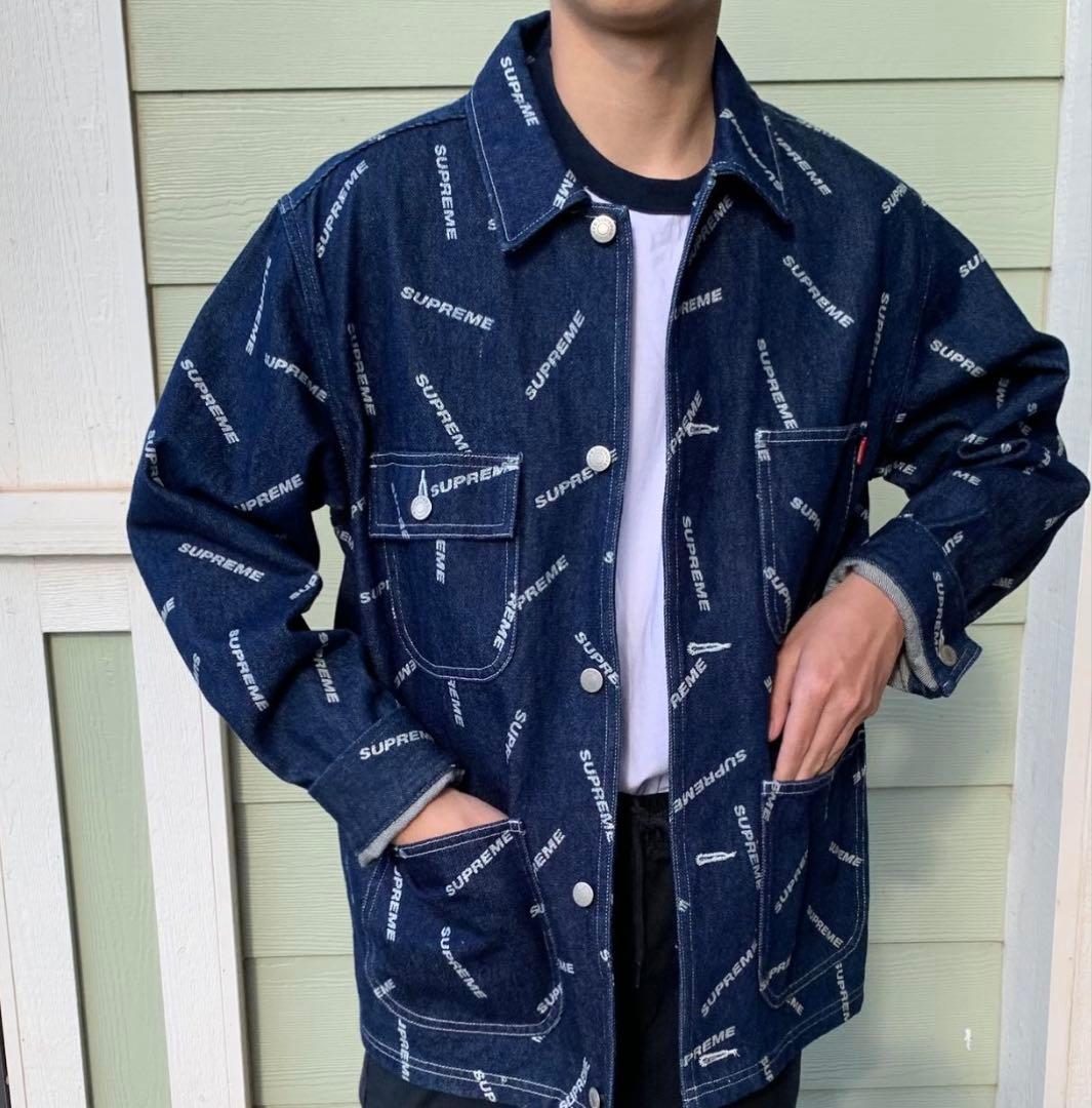 Supreme シュプリーム　デニムシャツ　総柄ジャケット