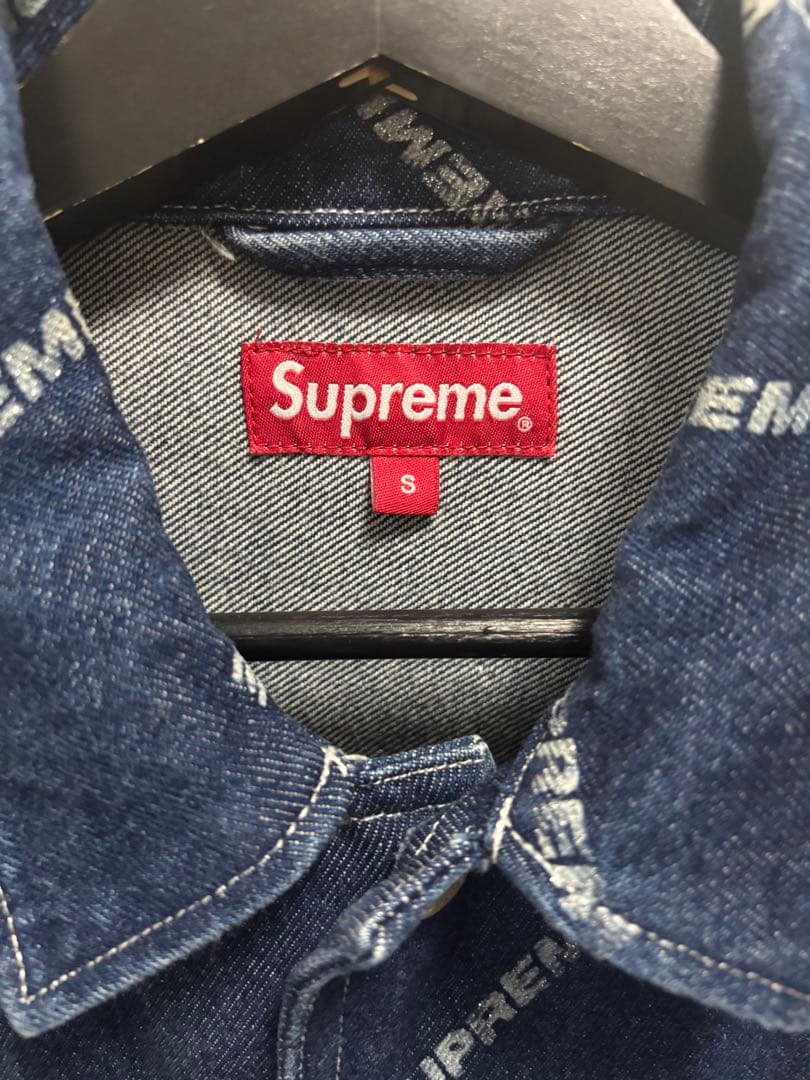 Supreme シュプリーム　デニムシャツ　総柄ジャケット