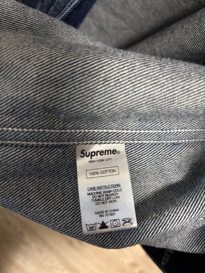 Supreme シュプリーム　デニムシャツ　総柄ジャケット