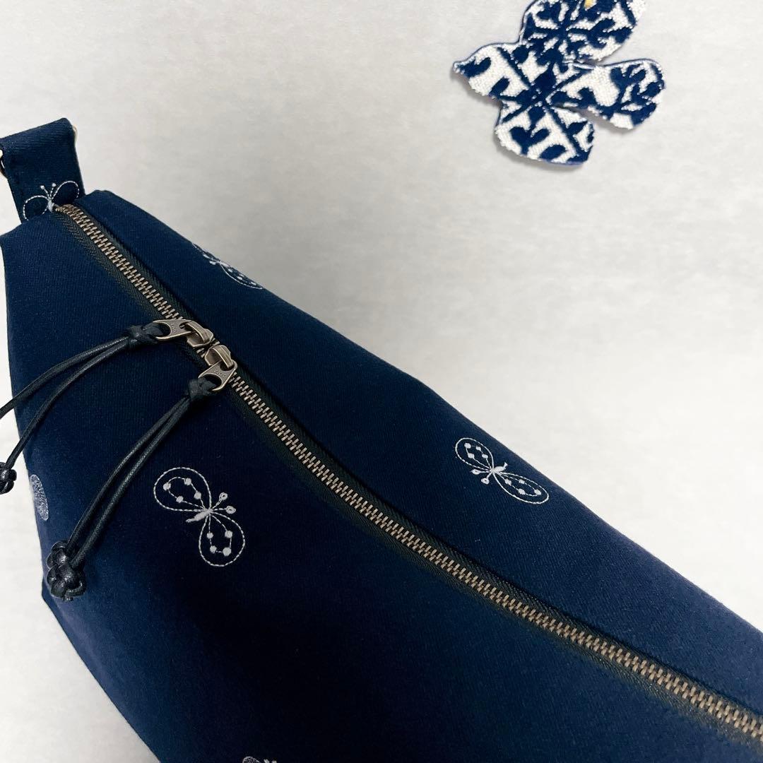 ハンドメイド　ミナペルホネン　クロスボディバッグ⑅︎◡̈︎*